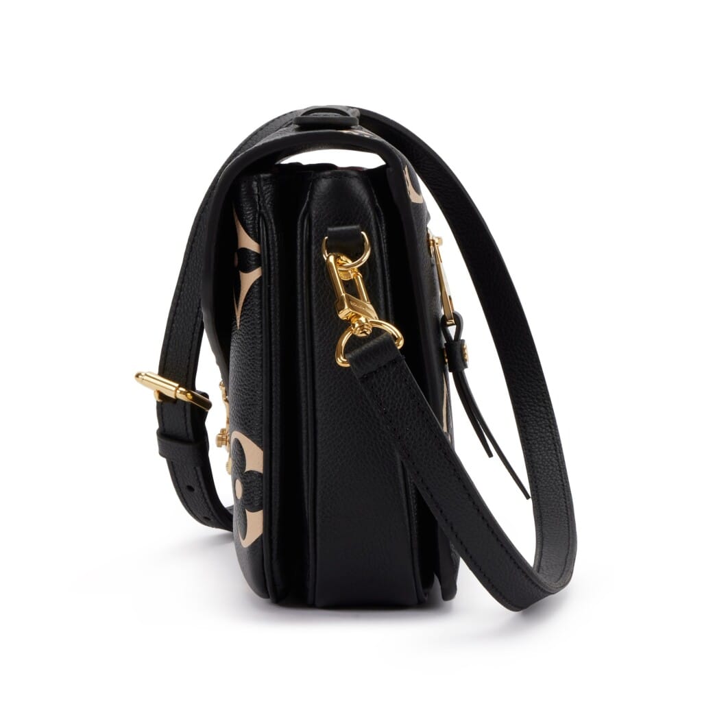 Black and Beige Giant Monogram Empreinte Pochette Métis Gold Hardware, 2021