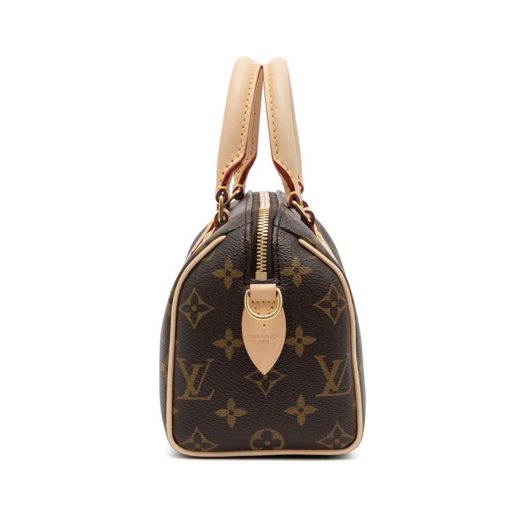 Brown Monogram Coated Canvas Speedy Bandoulière 20 Gold Hardware, 2021