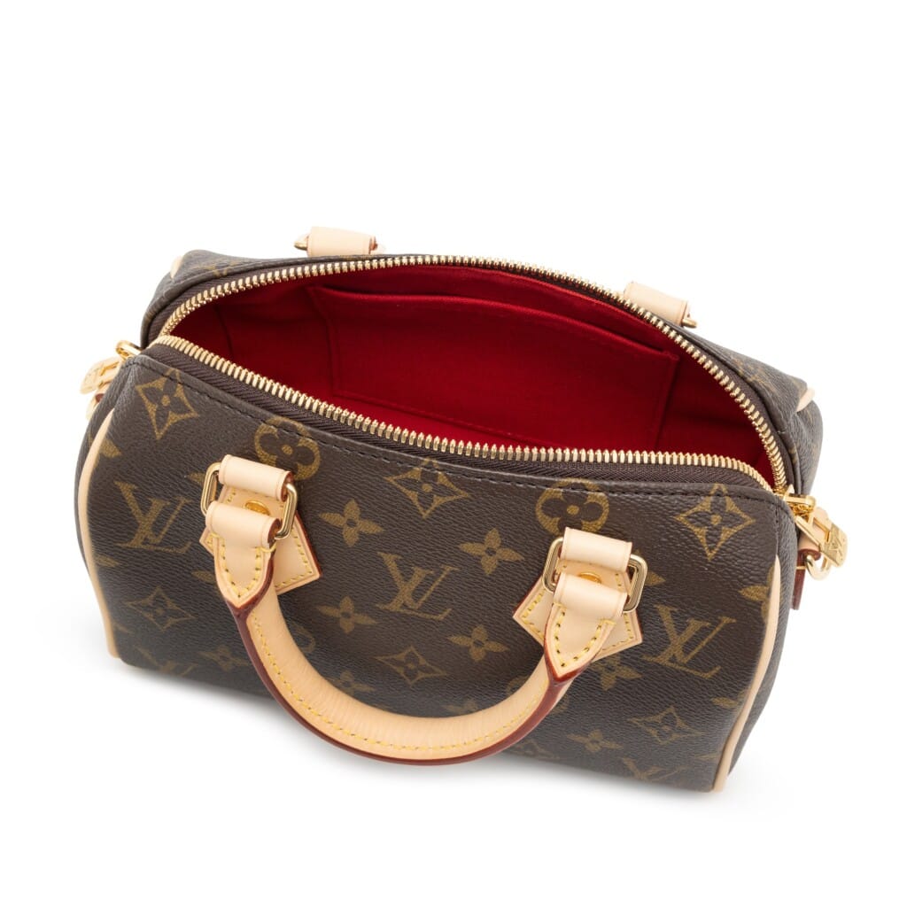 Brown Monogram Coated Canvas Speedy Bandoulière 20 Gold Hardware, 2021