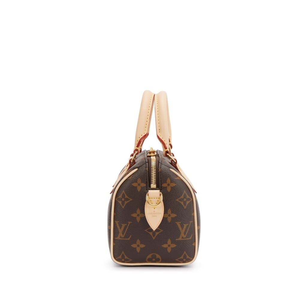Brown Monogram Coated Canvas Speedy Bandoulière 20 Gold Hardware, 2021