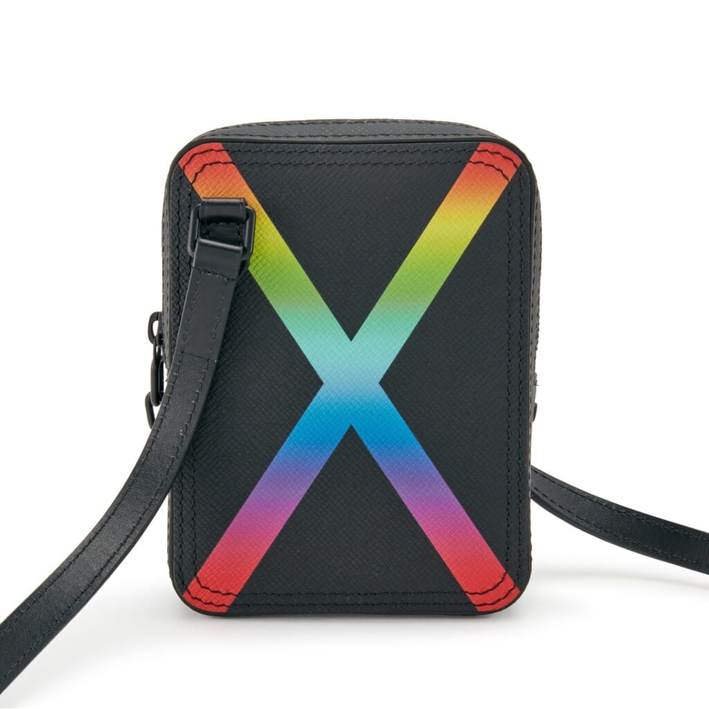 Virgil Abloh Rainbow X and Black Taiga Danube PM Black Hardware, 2019