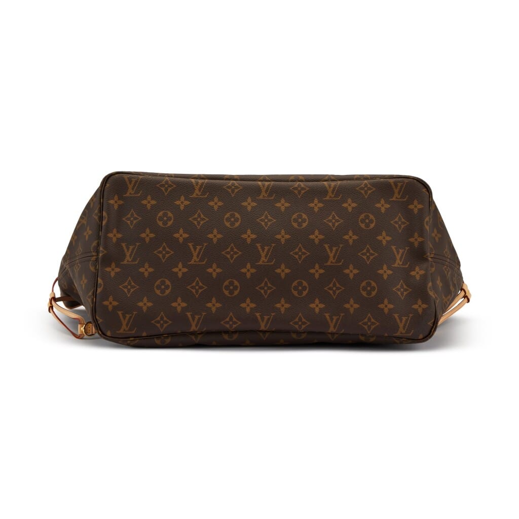 Brown Monogram Coated Canvas Neverfull GM Gold Hardware, 2021
