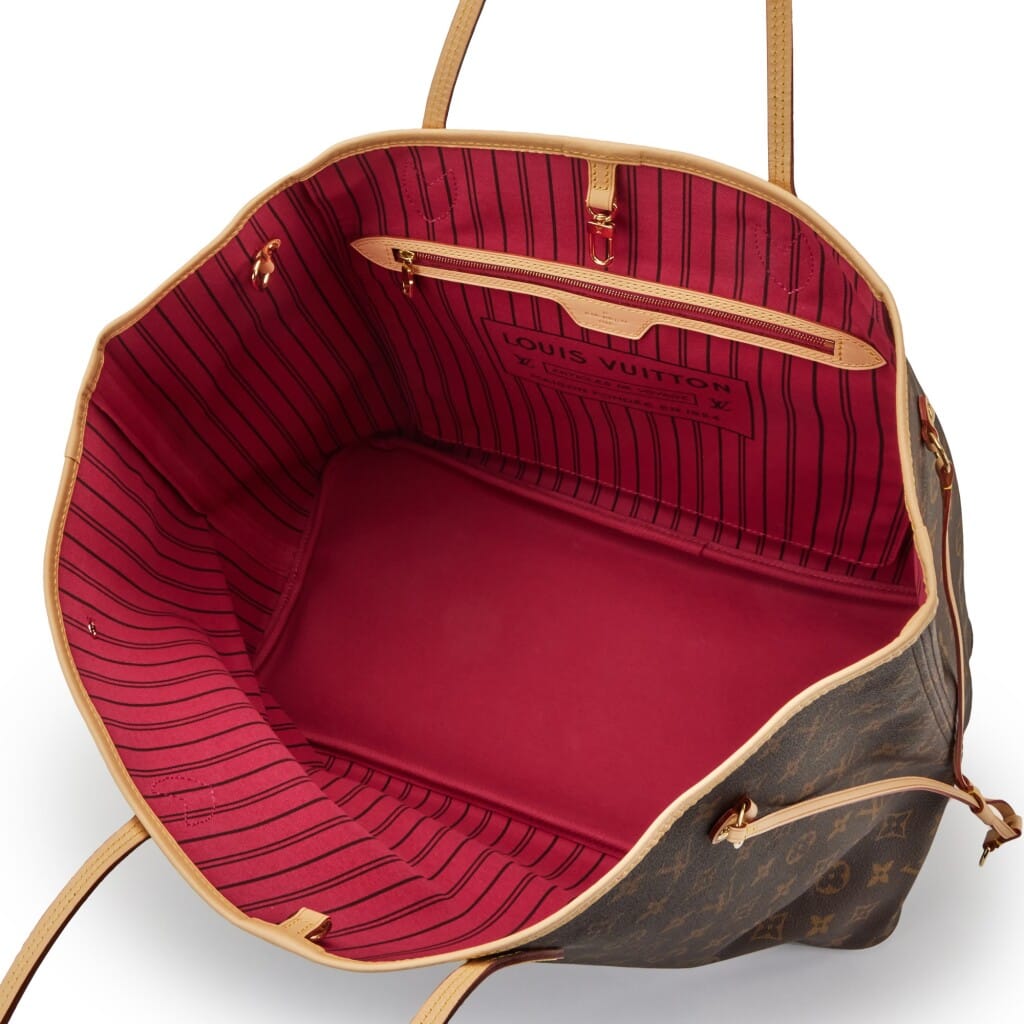 Brown Monogram Coated Canvas Neverfull GM Gold Hardware, 2021