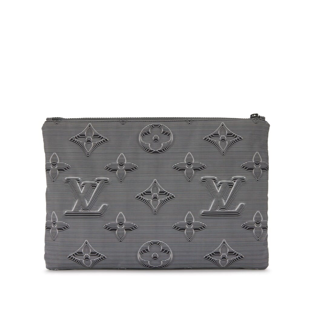 Virgil Abloh Multicolor Monogram 3D Nylon 2054 Reversible Pouch, 2020