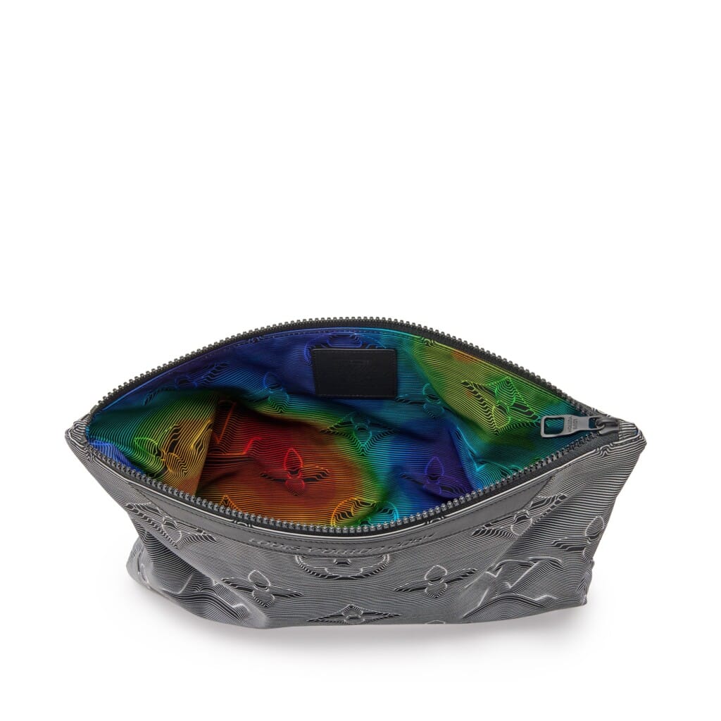 Virgil Abloh Multicolor Monogram 3D Nylon 2054 Reversible Pouch, 2020