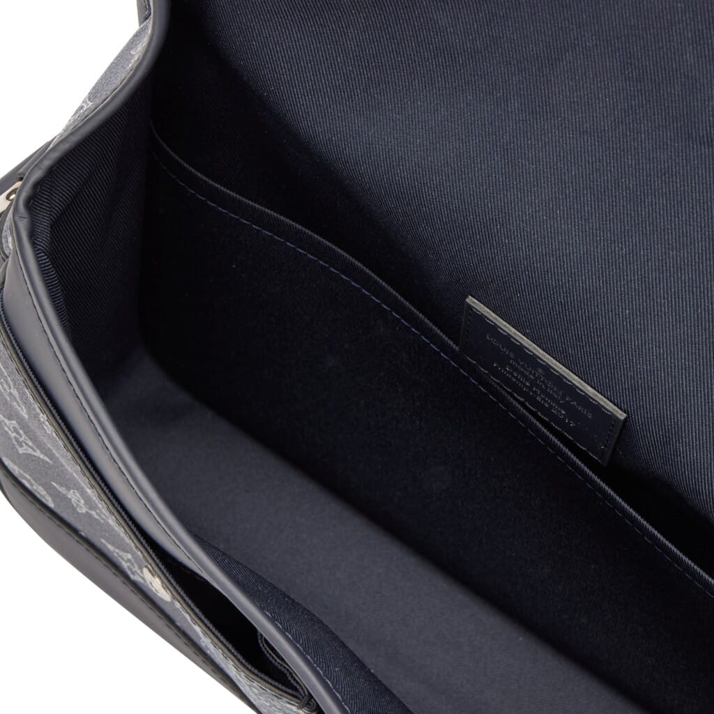 Blue Monogram Chapman Brothers Coated Canvas Savane PM Silver Hardware, 2017