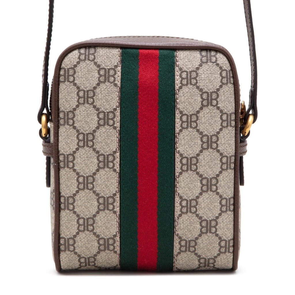 Beige Monogram Coated Canvas Hacker Shoulder Zip Bag Gold Hardware, 2021