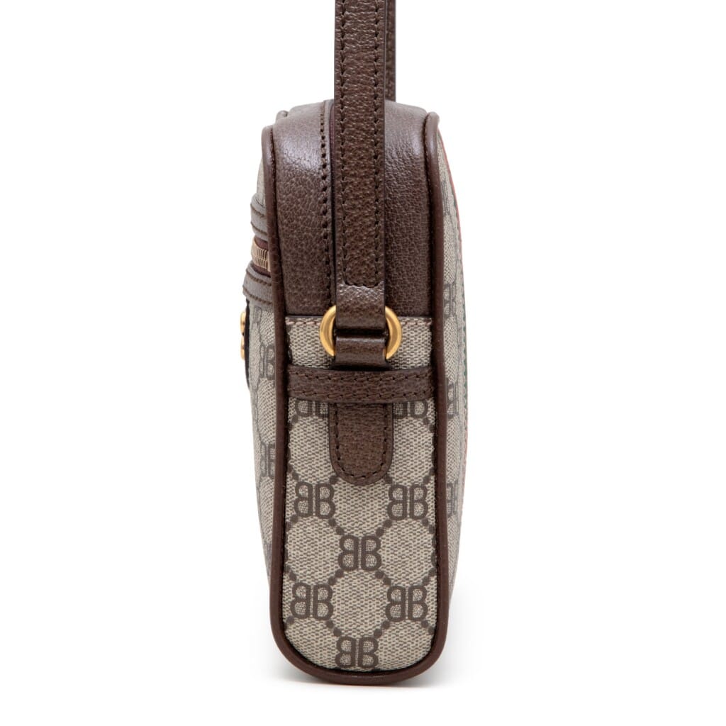Beige Monogram Coated Canvas Hacker Shoulder Zip Bag Gold Hardware, 2021