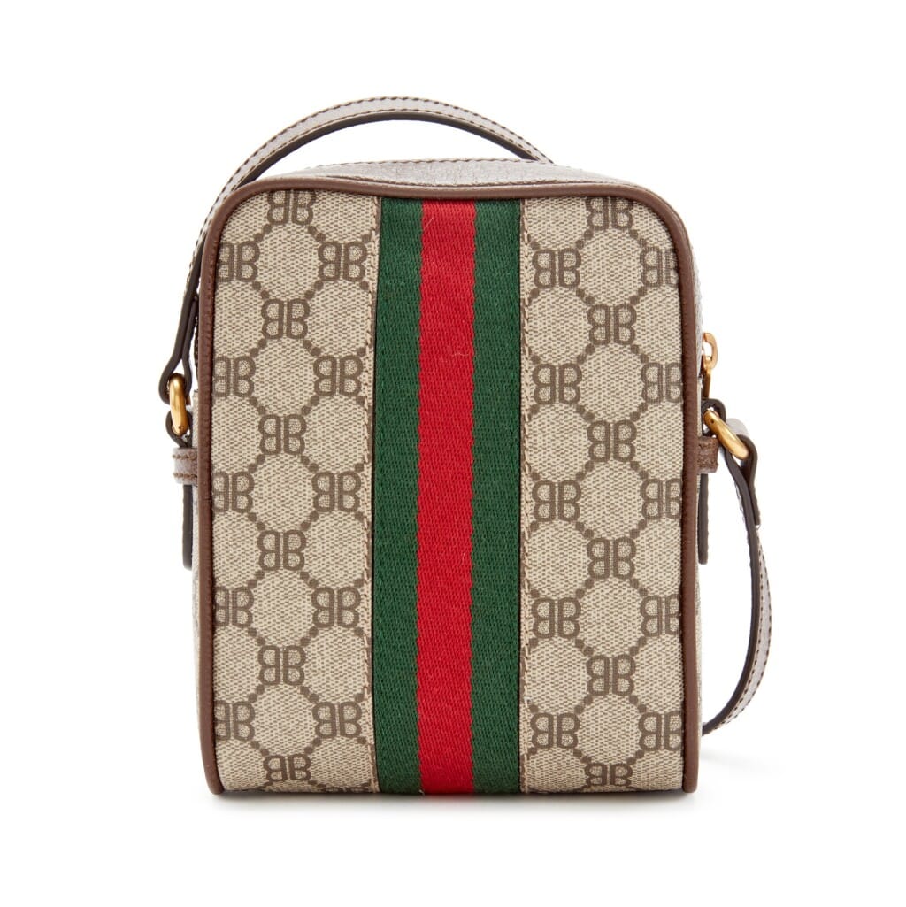 Beige Monogram Coated Canvas Hacker Shoulder Zip Bag Gold Hardware, 2021