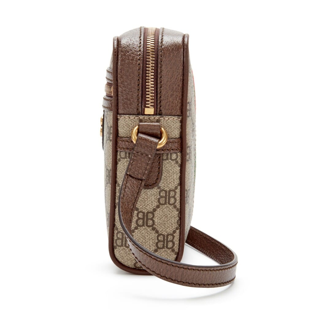 Beige Monogram Coated Canvas Hacker Shoulder Zip Bag Gold Hardware, 2021
