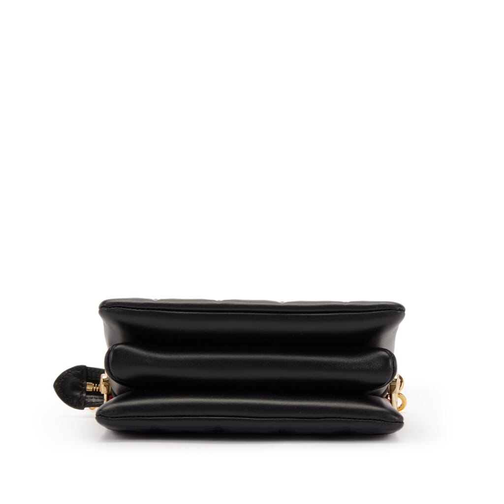 Black Monogram Puffy Lambskin Coussin BB Gold Hardware, 2021