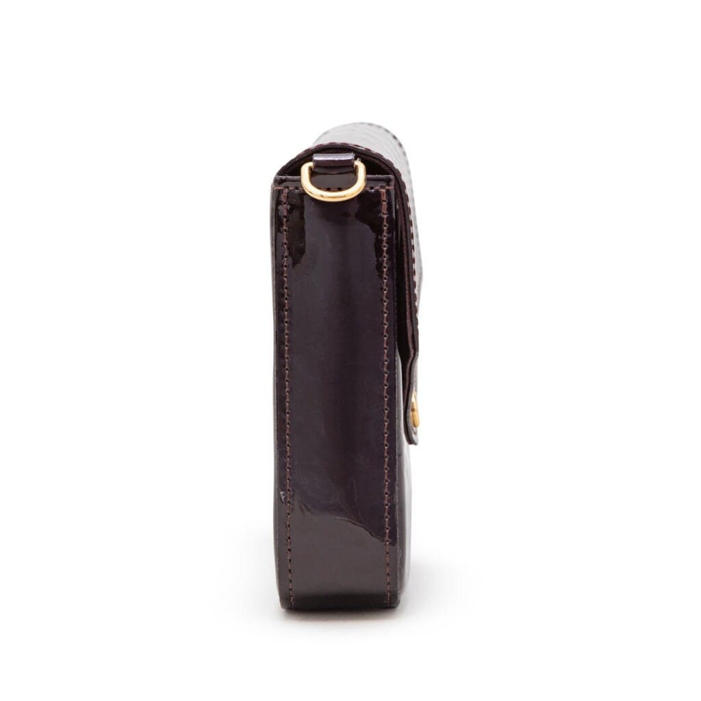 Amarante Monogram Vernis Félicie Pochette Gold Hardware, 2017