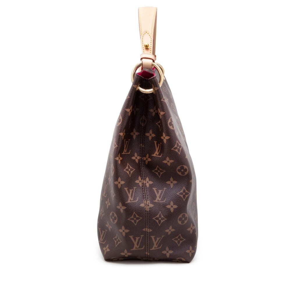 Ebene Monogram Coated Canvas Graceful MM Gold Hardware, 2021