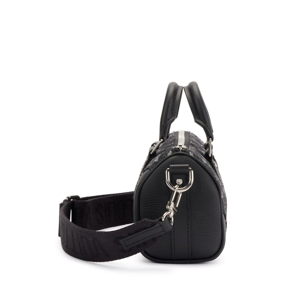Virgil Abloh Black Monogram Denim and Taurillon Leather Keepall XS, 2019