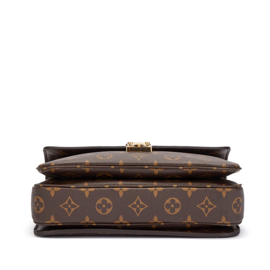 Brown Monogram Coated Canvas Pochette Métis Gold Hardware, 2021