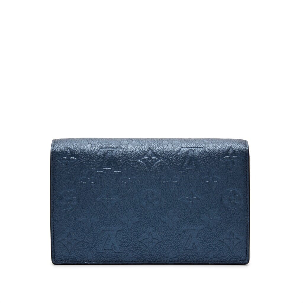 Platine Monogram Empreinte Vavin Chain Wallet Silver Hardware, 2021