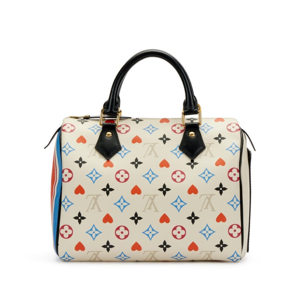 Multicolor Monogram Coated Canvas Game On Speedy Bandoulière 25 Gold Hardware, 2020