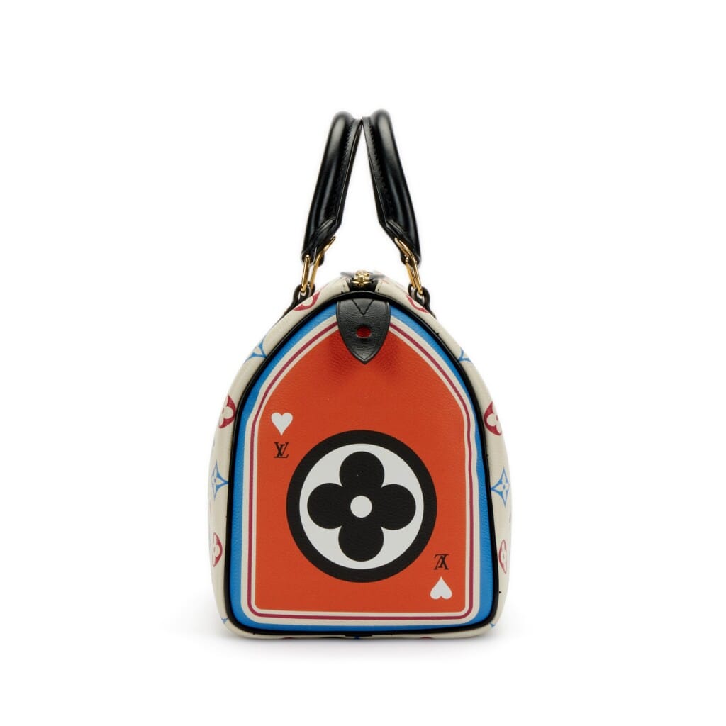 Multicolor Monogram Coated Canvas Game On Speedy Bandoulière 25 Gold Hardware, 2020