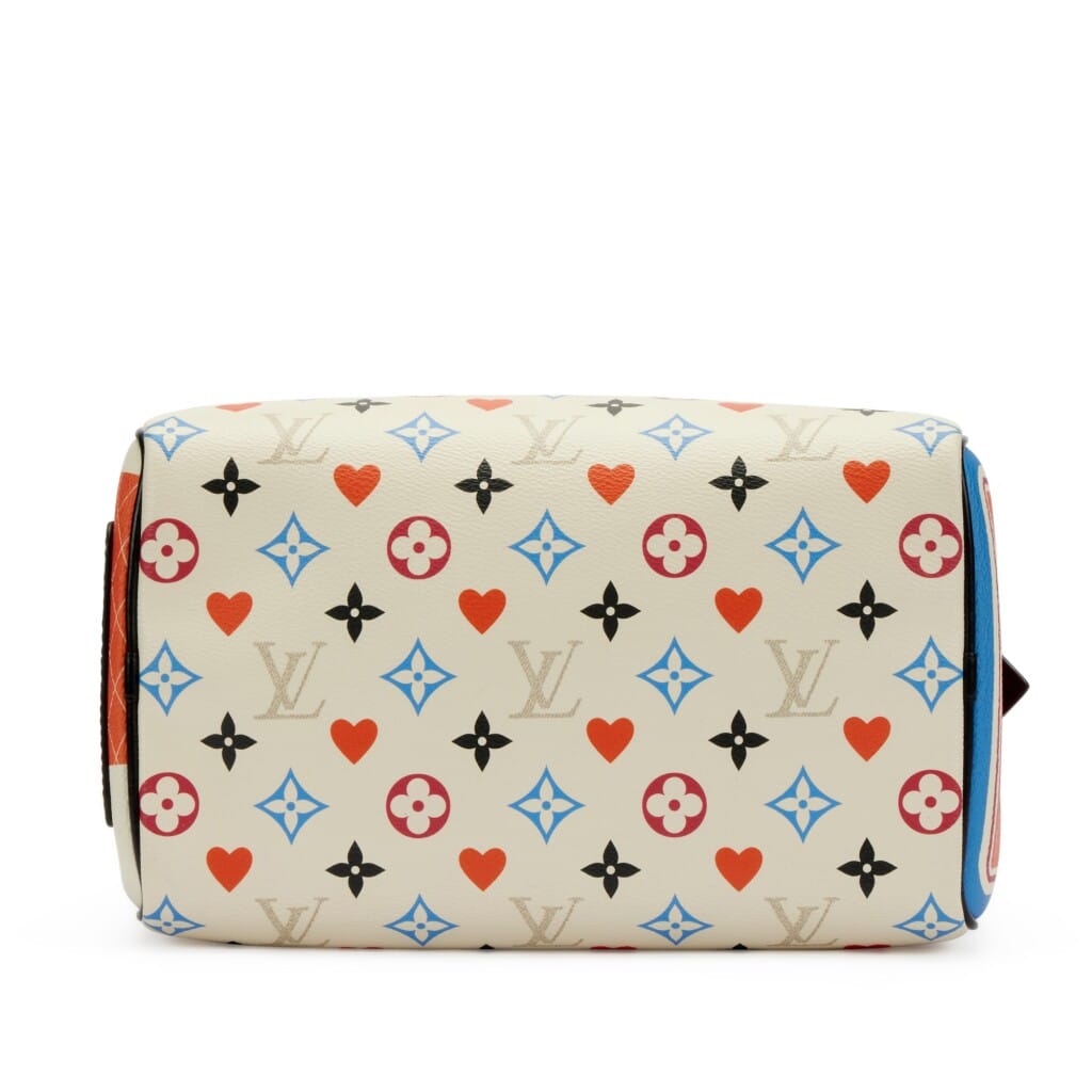 Multicolor Monogram Coated Canvas Game On Speedy Bandoulière 25 Gold Hardware, 2020