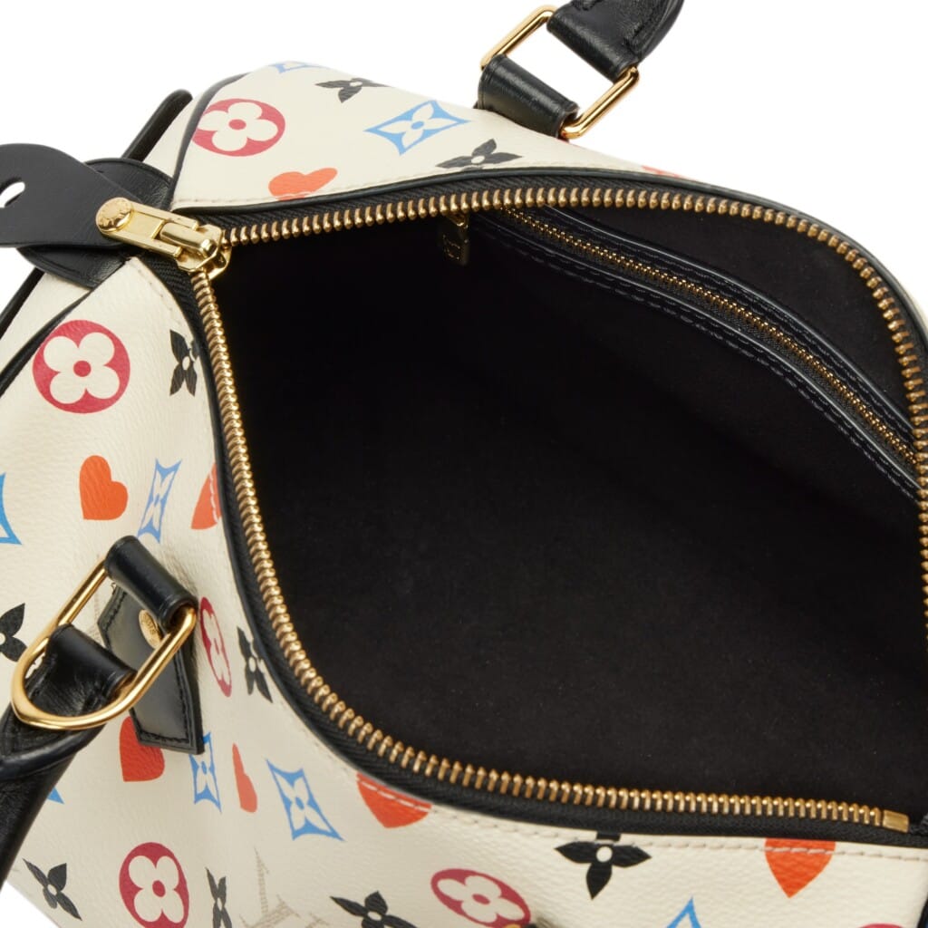 Multicolor Monogram Coated Canvas Game On Speedy Bandoulière 25 Gold Hardware, 2020