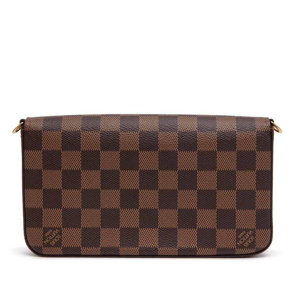 Brown Damier Ebene Félicie Pochette Gold Hardware, 2021