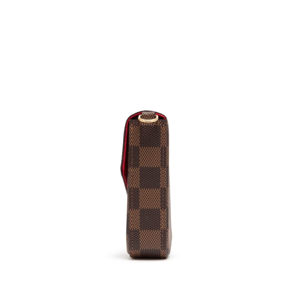 Brown Damier Ebene Félicie Pochette Gold Hardware, 2021