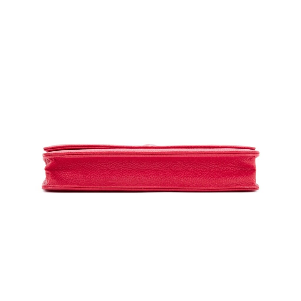 Pink Caviar Wallet on Chain Link Pink, Pink, and Silver Metal and Enamel Hardware, 2012-2013
