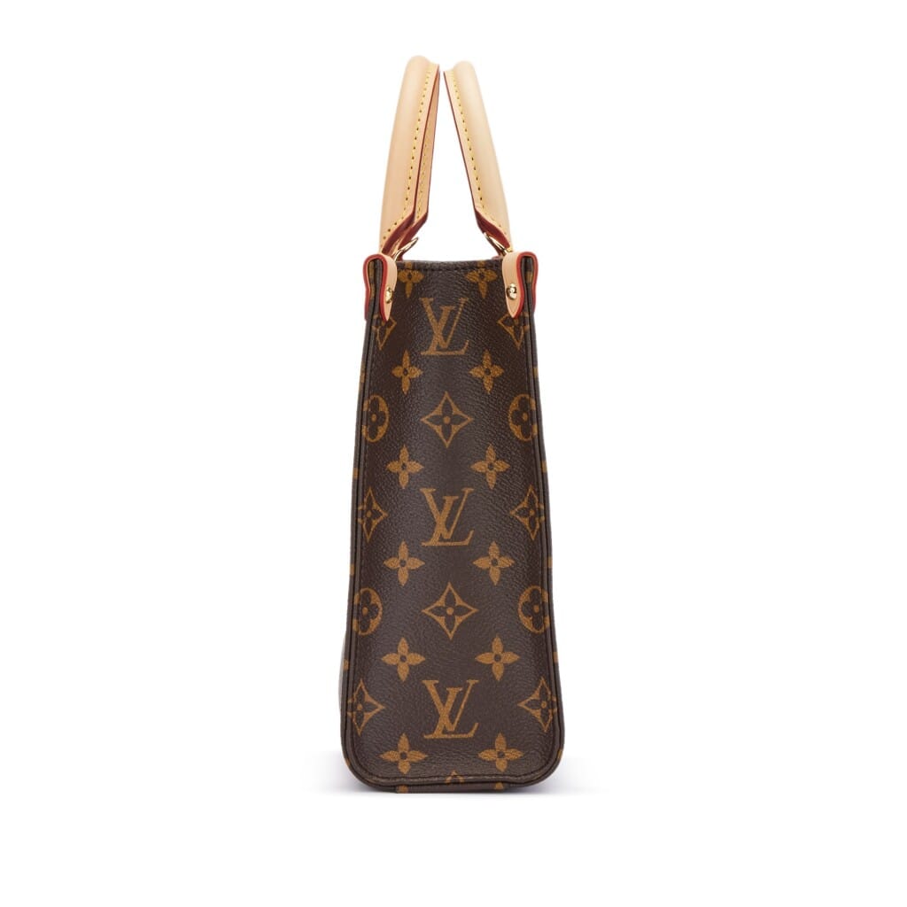 Brown Monogram Coated Canvas Sac Plat BB Gold Hardware, 2021