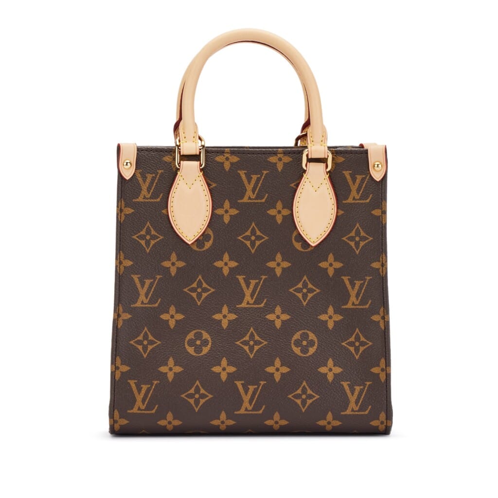 Brown Monogram Coated Canvas Sac Plat BB Gold Hardware, 2021