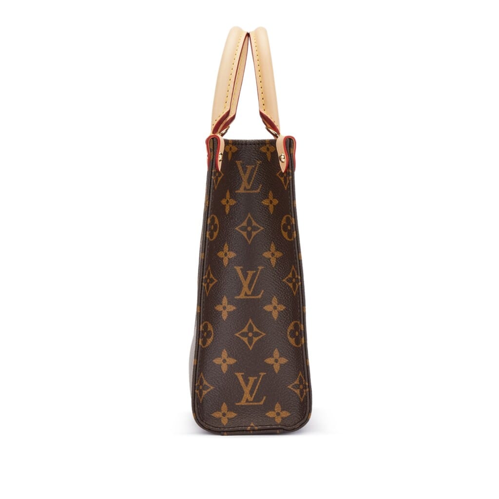 Brown Monogram Coated Canvas Sac Plat BB Gold Hardware, 2021