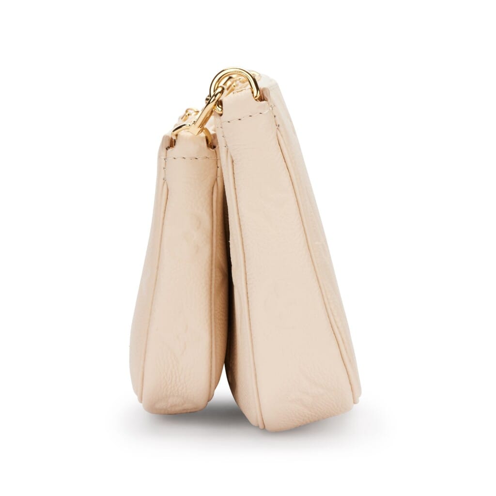 Cream Giant Monogram Empreinte Multi Pochette Accessoires Gold Hardware, 2021