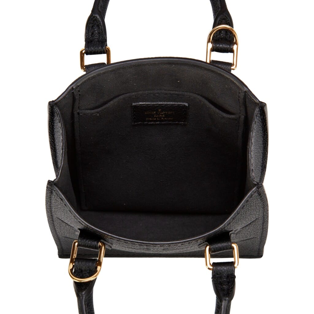 Black Giant Monogram Empreinte Petit Sac Plat Gold Hardware, 2021