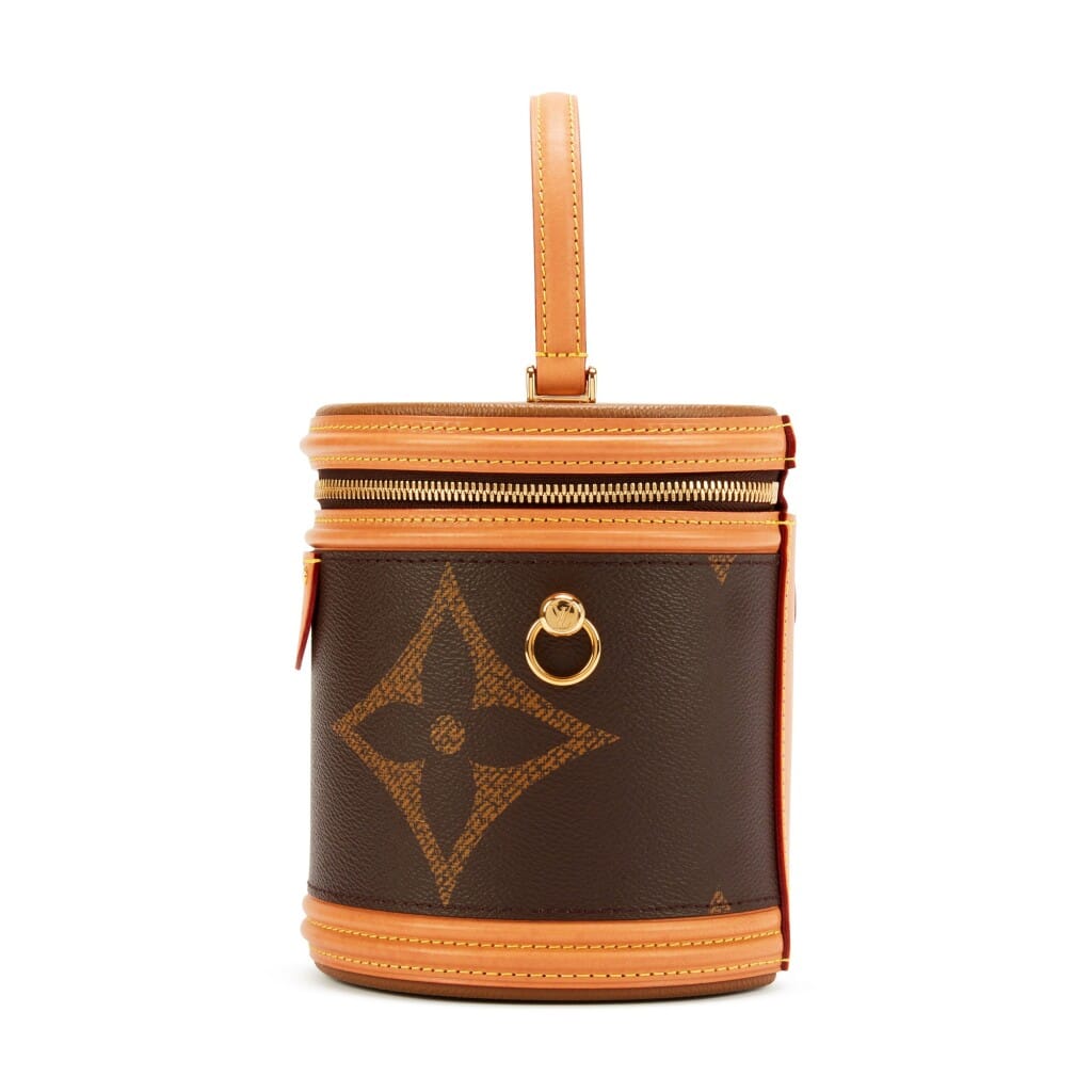 Ebene Reverse Giant Monogram Coated Canvas Cannes Gold Hardware, 2019