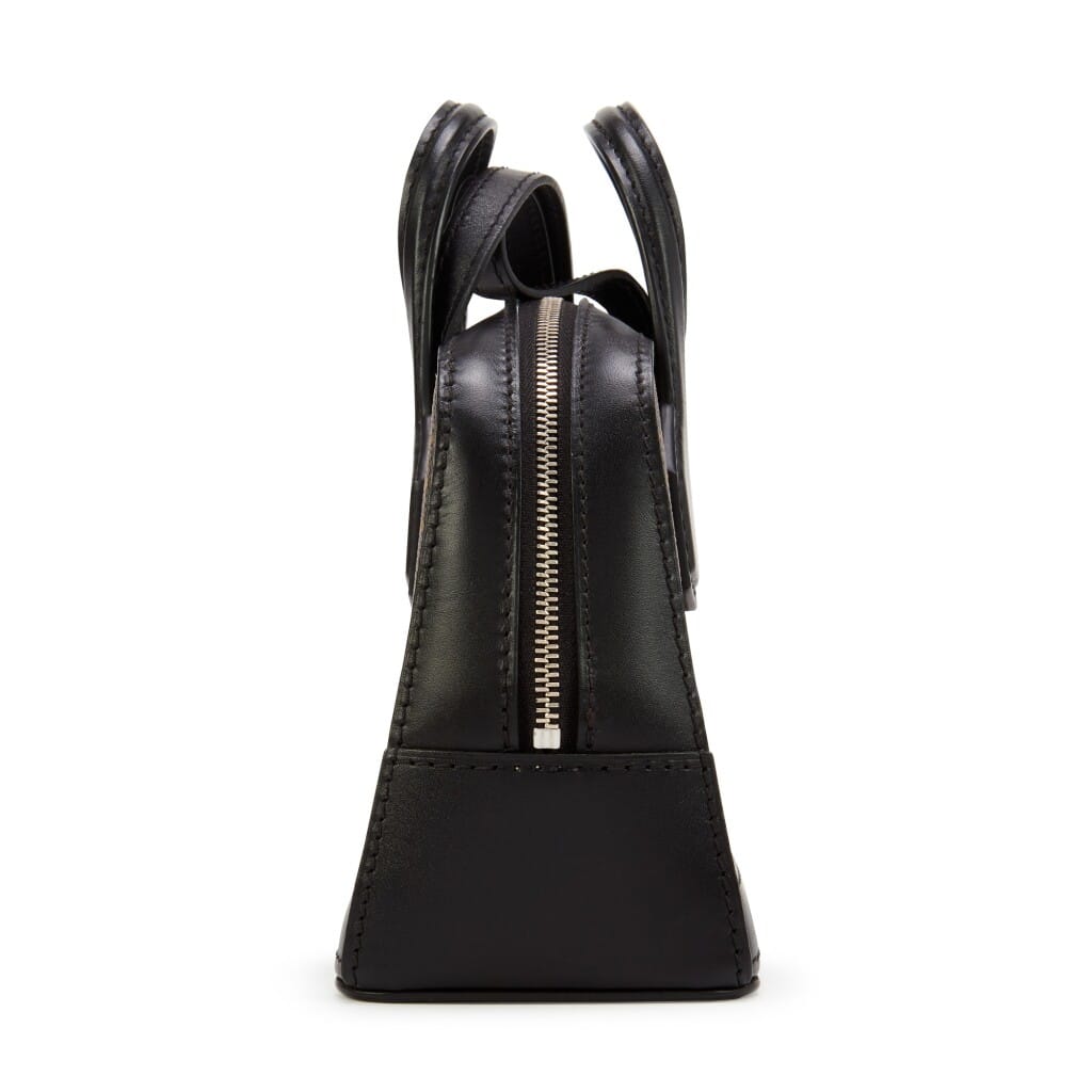 Black and Brown Monogram Coated Canvas and Calfskin Nano Dora Silver Hardware, 2016