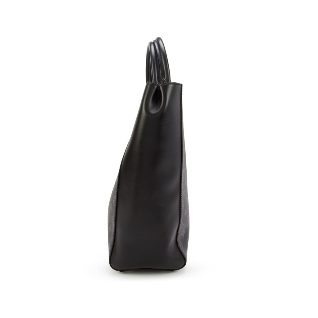 Black Monogram Eclipse Coated Canvas Grand Sac Silver Hardware, 2021