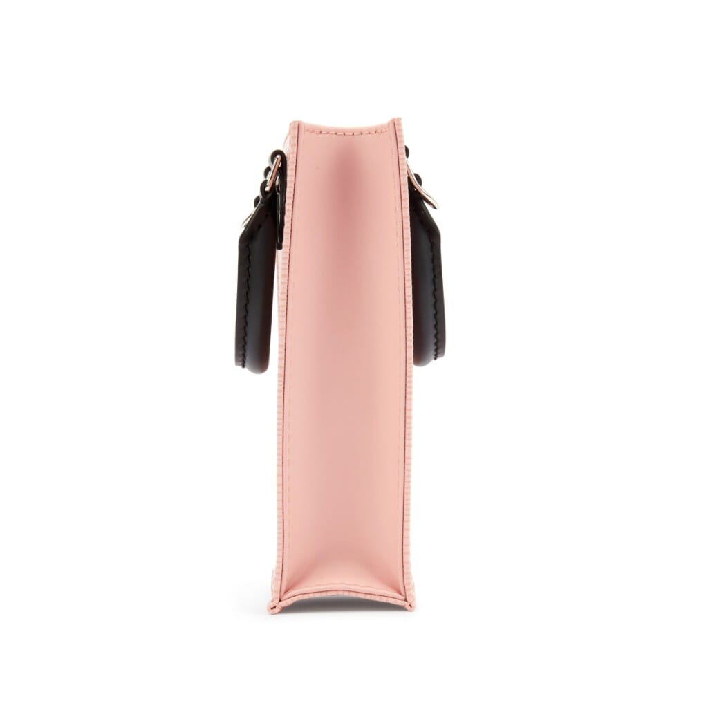 Rose Ballerine and Black Epi Petite Sac Plat Silver Hardware, 2020