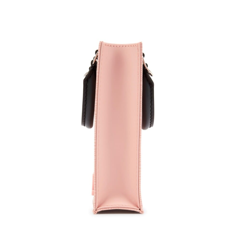 Rose Ballerine and Black Epi Petite Sac Plat Silver Hardware, 2020