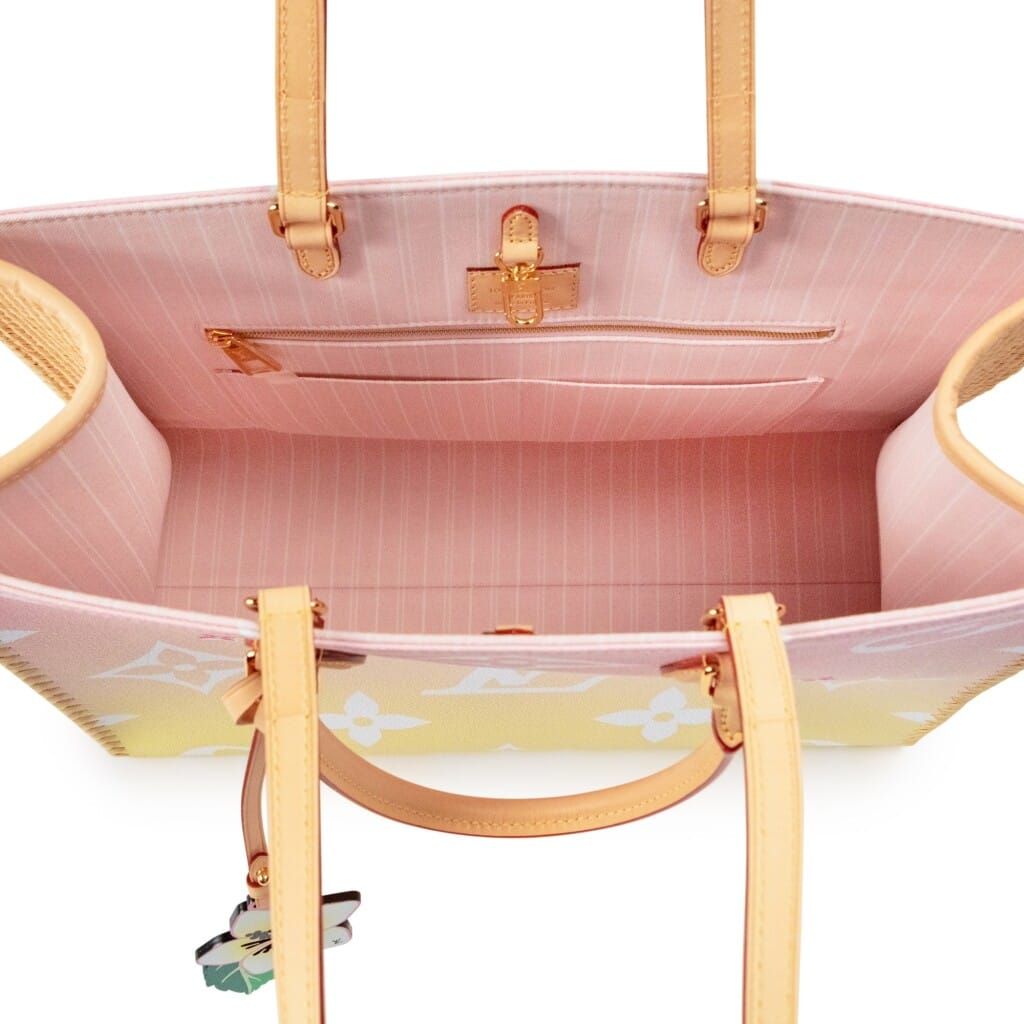 Light Pink Giant Monogram and Raffia By the Pool Hawaii Edition OnTheGo GM Gold Hardware, 2021
