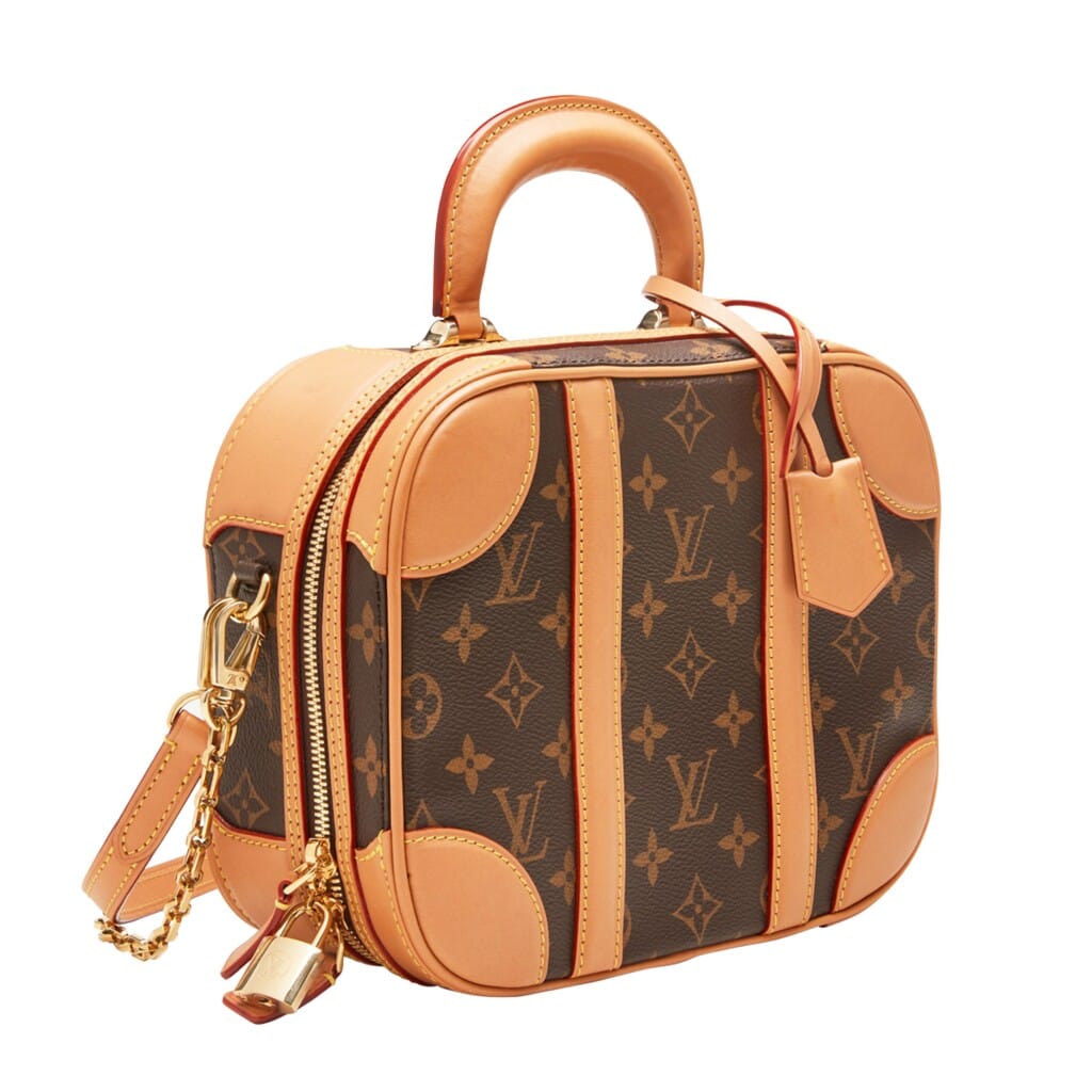 Brown Monogram Valisette PM Gold Tone Hardware