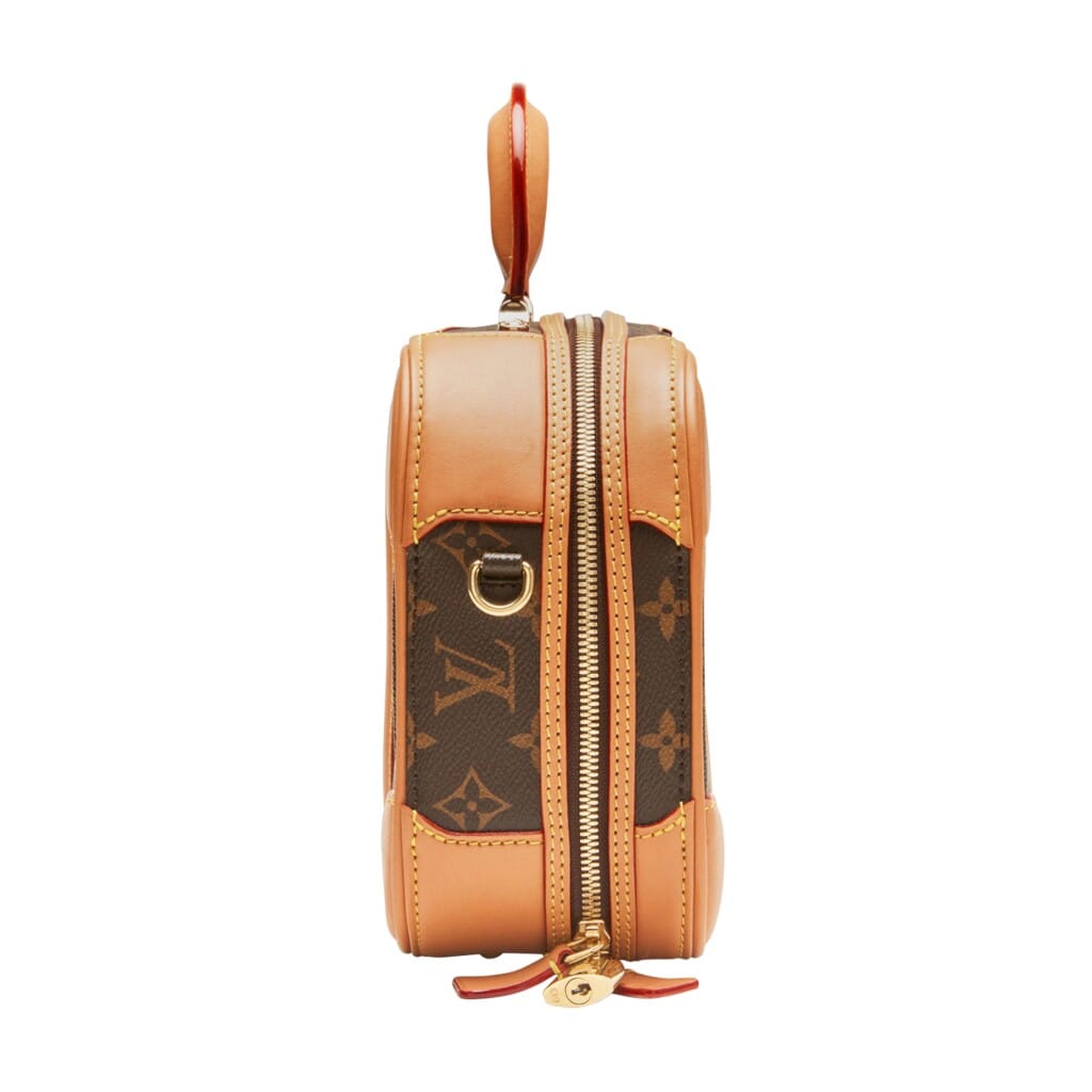 Brown Monogram Valisette PM Gold Tone Hardware