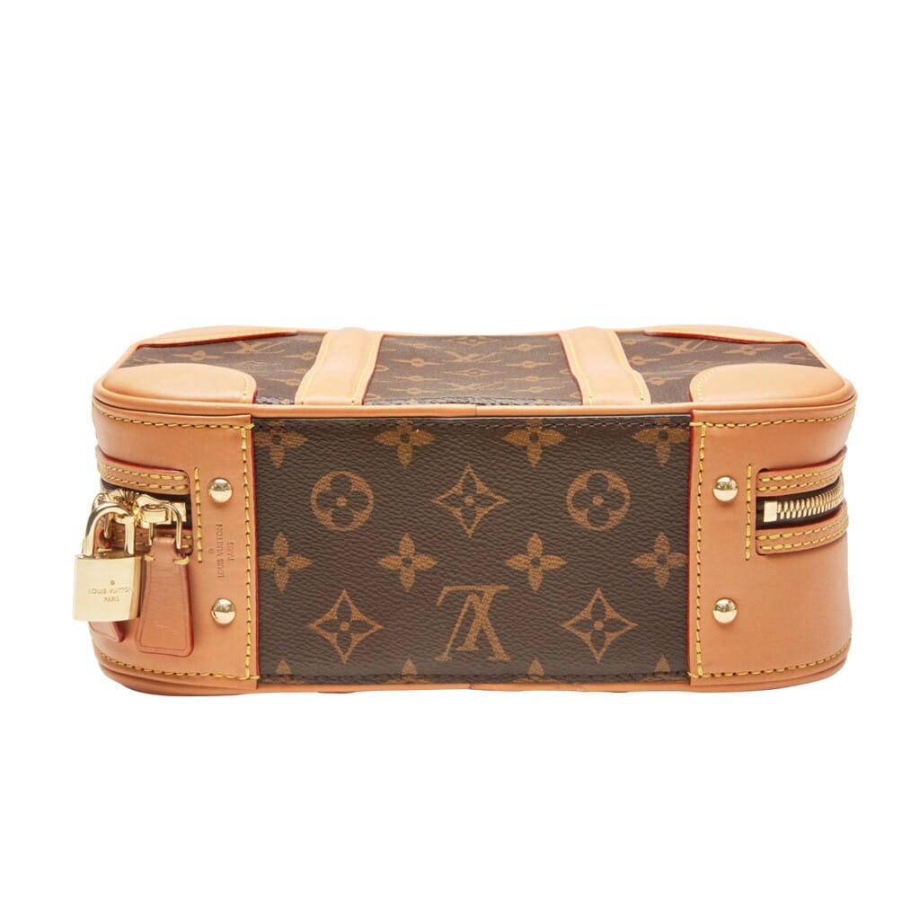 Brown Monogram Valisette PM Gold Tone Hardware