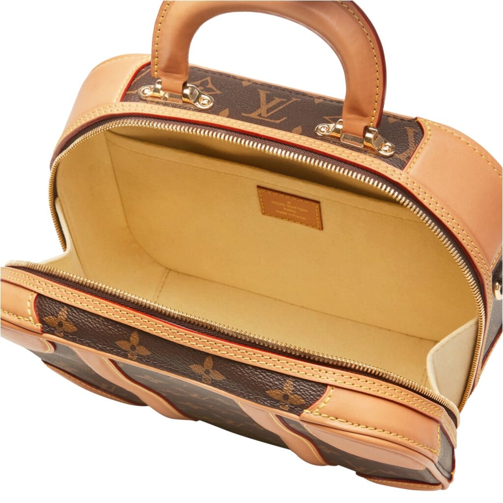 Brown Monogram Valisette PM Gold Tone Hardware