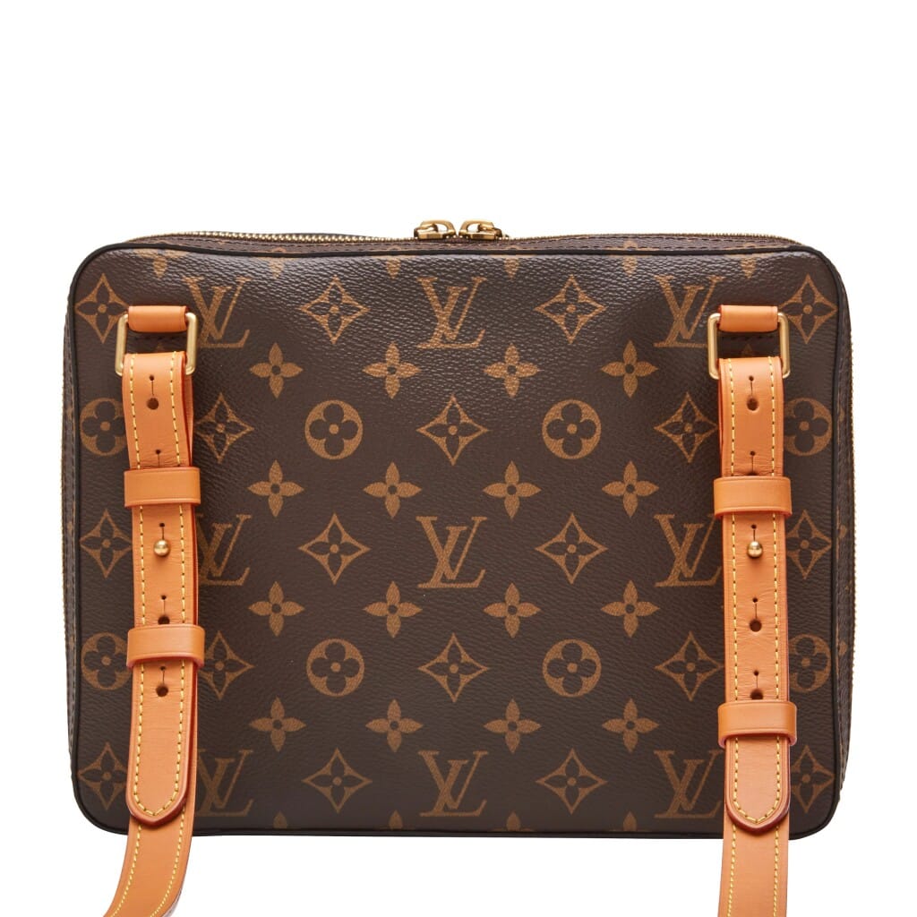 Brown Monogram Soft Trunk Messenger PM Gold Tone Hardware