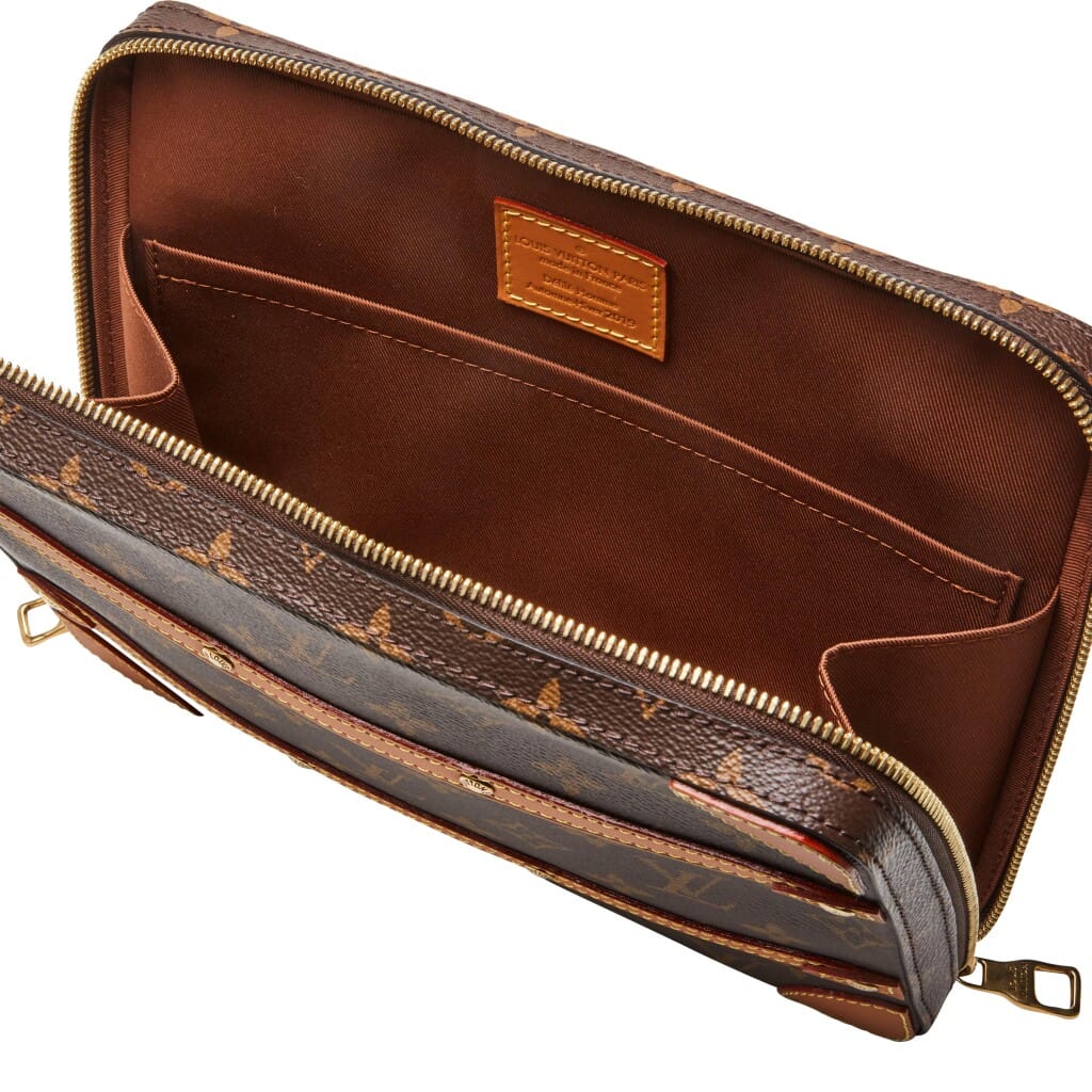 Brown Monogram Soft Trunk Messenger PM Gold Tone Hardware