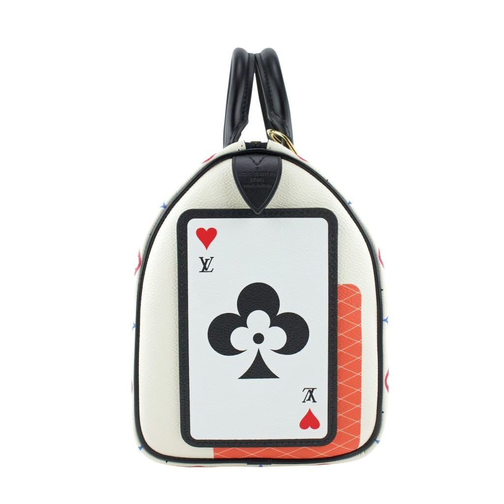 White Multicolor Monogram Canvas Game On Speedy Bandoulière 30 Gold Hardware