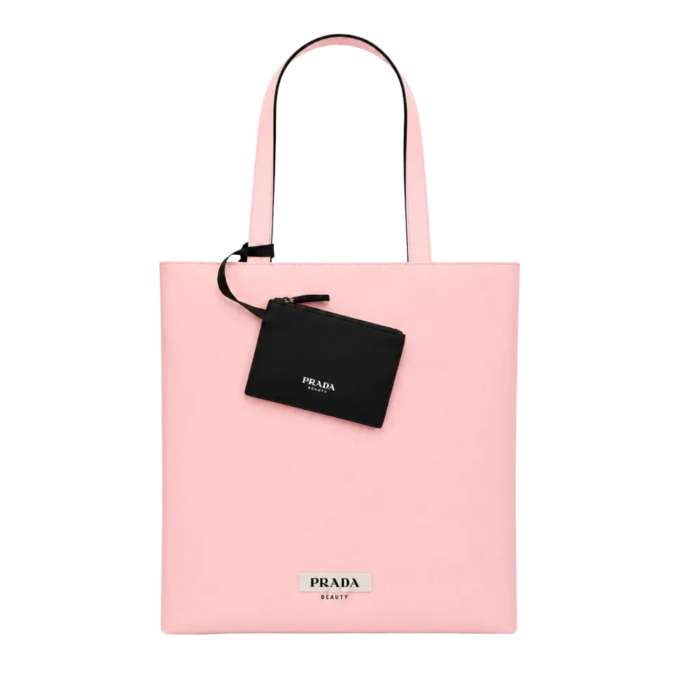 Prada Beauty Reversible Tote Bag - Black & Pink