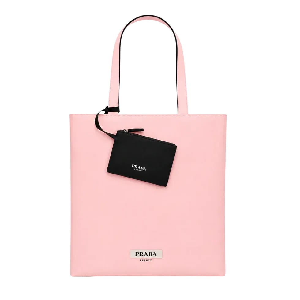 Prada Beauty Reversible Tote Bag - Black & Pink