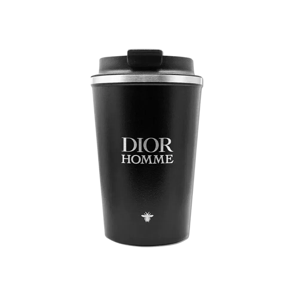 Dior Homme Stainless Steel Travel Mug - Black