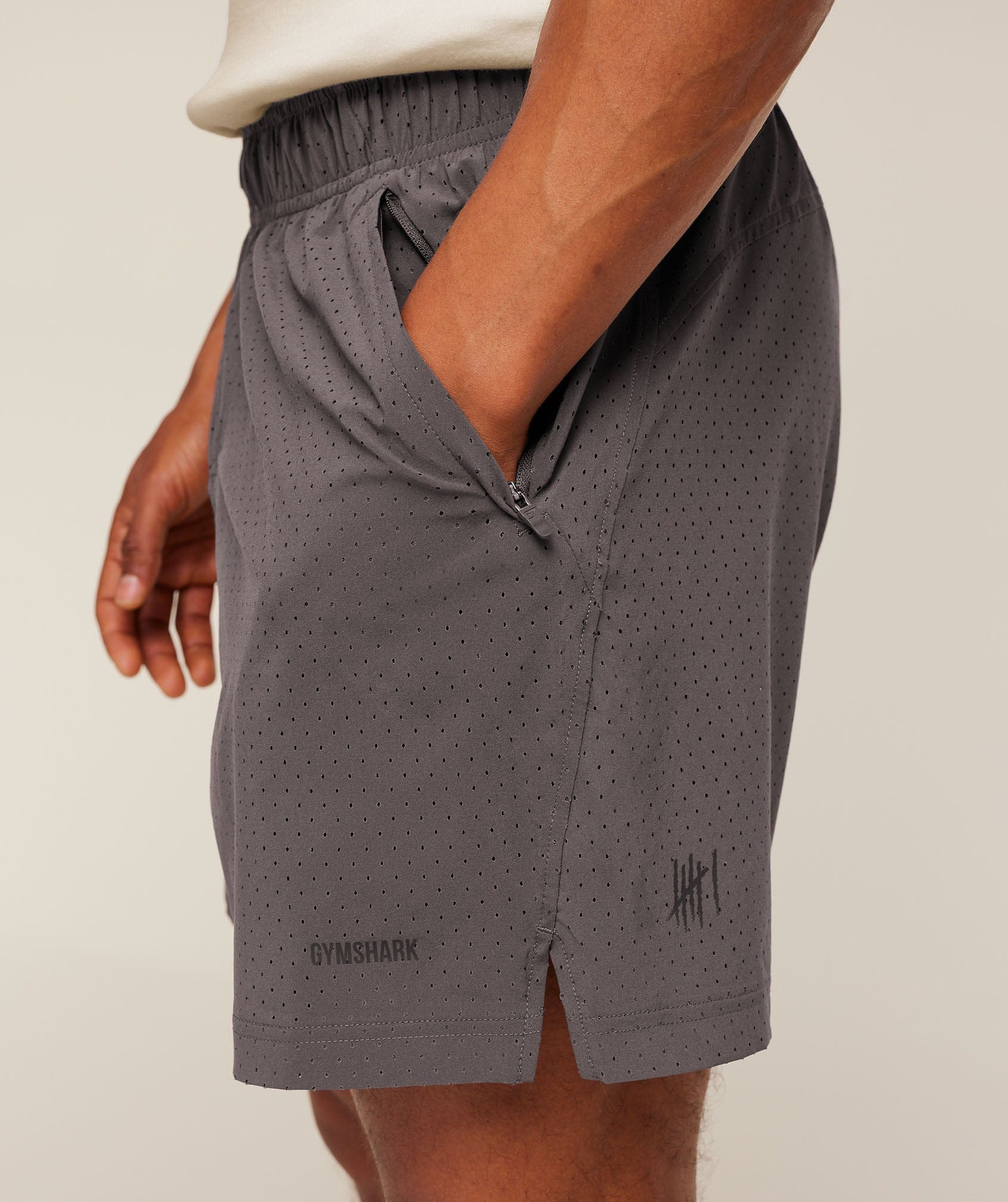 Gymshark Gymshark X Cbum Short Concrete Blue