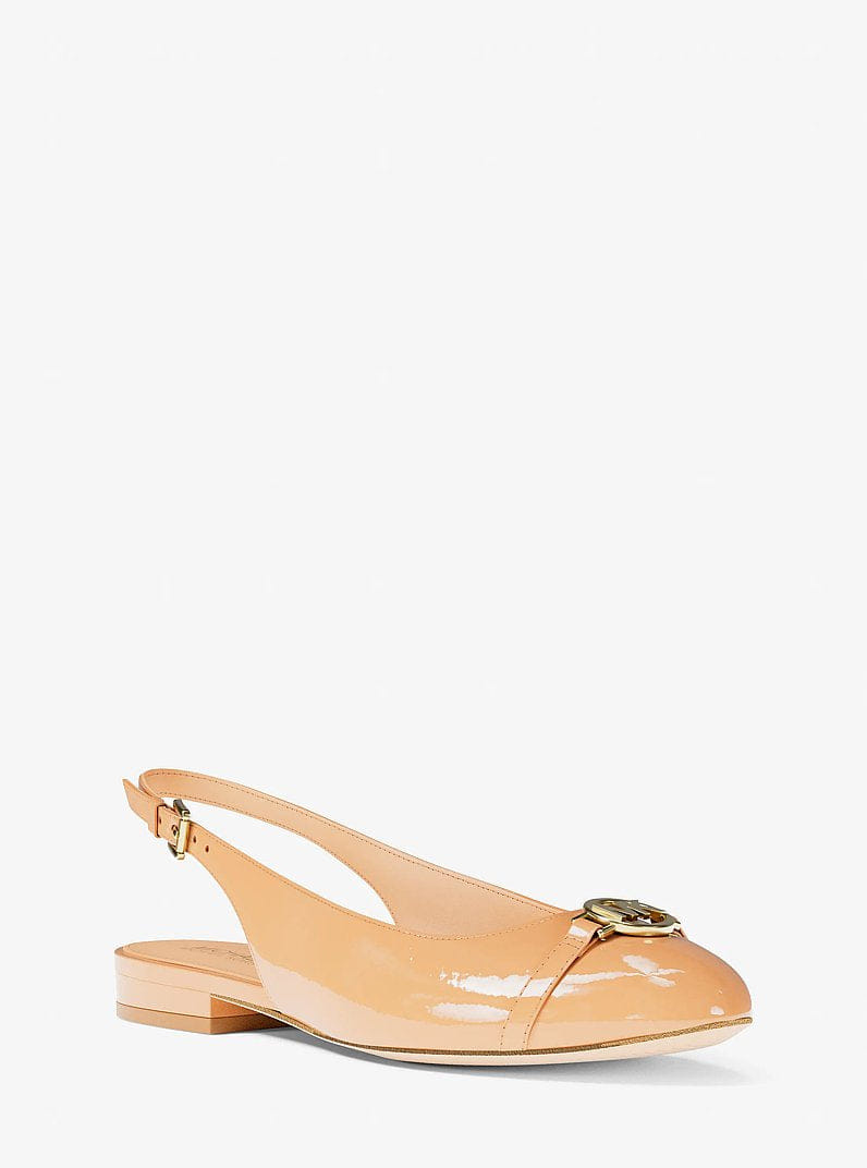 Michael Kors Dori Patent Slingback Flat LIGHT BLUSH